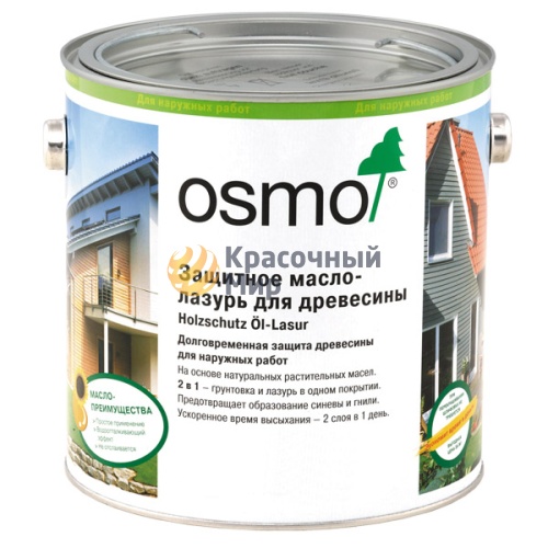Масло-лазурь Osmo Holz-Schutz Oel Lasur защитное для древесины