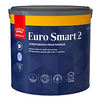 Tikkivala Euro Smart 2 / Тиккурила Евро смарт 2 глубокоматовая краска интерьерная