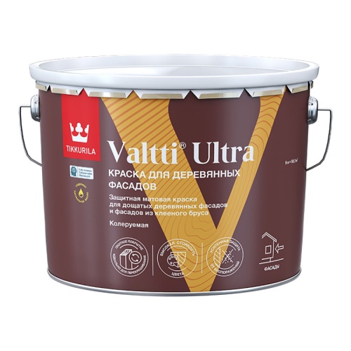 Tikkurila Valtti Ultra краска для деревянных фасадов матовая