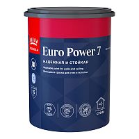 Tikkivala Euro Power 7 / Тиккурила Евро 7 краска матовая моющаяся