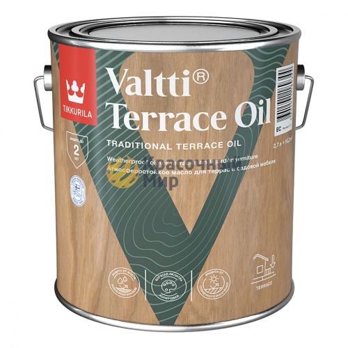 Tikkurila Valtti Terrace Oil / Тиккурила Валтти Террас Ойл атмосферостойкое колеруемое масло
