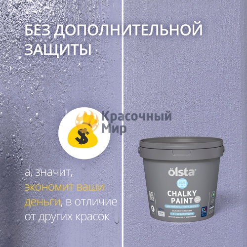Краска CHALKY PAINT краска для мебели стен и дверей фото 5