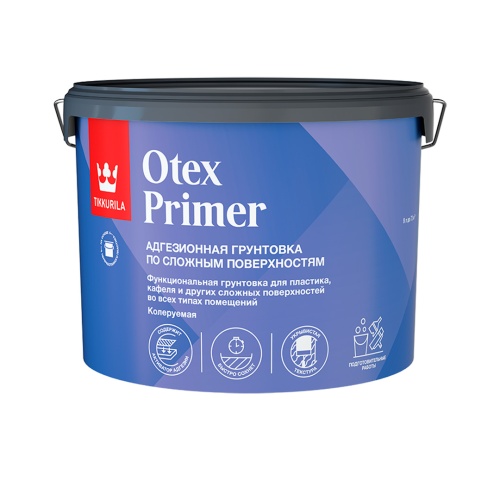 TIKKIVALA Otex primer грунтовка адгезионная по сложным поверхностям TIKKIVALA Otex primer грунтовка адгезионная по сложным поверхностям