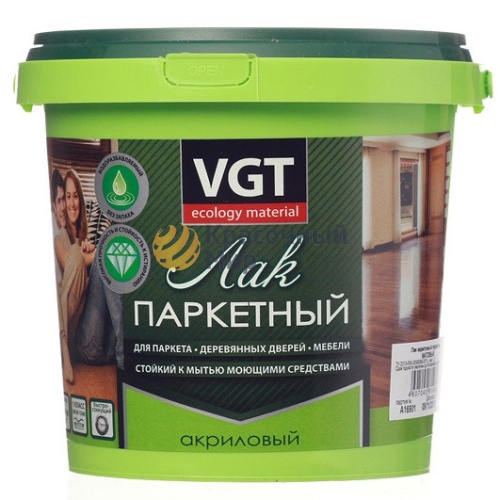 VGT Паркетный акриловый лак для пола и мебели