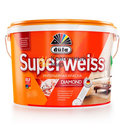 Dufa Superweiss RD4 / Дюфа Супервайс РД4 Краска для стен и потолков водно-дисперсионная глубокоматовая