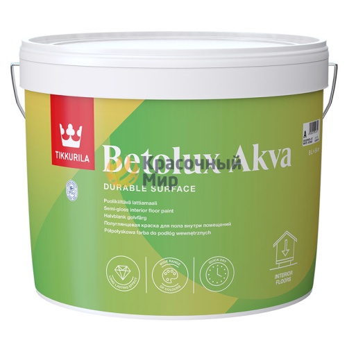 Tikkurila Betolux Akva / Тиккурила Бетолюкс Аква водорастворимая краска для пола
