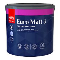 Tikkivala Euro Matt 3 / Тиккевала Евро Мат 3 краска глубокоматовая латексная