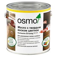 Масло Osmo Farbig цветное с твердым воском (для полов)