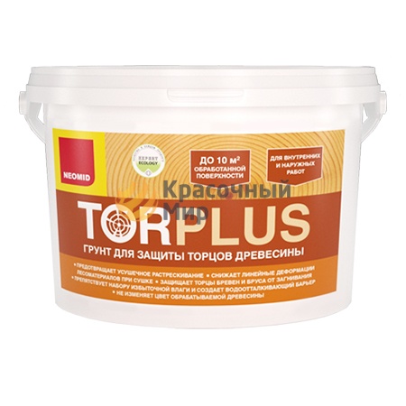 Neomid Tor Plus / Неомид Тор Плюс состав для защиты торцов древесины Neomid Tor Plus / Неомид Тор Плюс состав для защиты торцов древесины