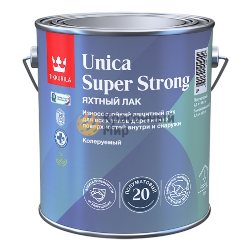 TIKKURILA UNICA SUPER STRONG 20 полуматовый