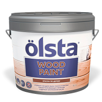 Olsta WOOD PAINT / Укрывная акриловая краска по дереву для наружных и внутренних работ