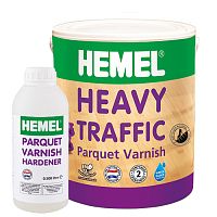 2-компонентный лак на водной основе для деревянных полов Hemel Heavy Traffic