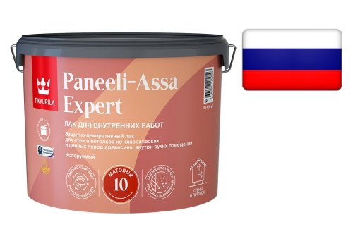 Tikkurila Paneeli Assa Expert EP / Тиккурила лак для стен и потолков акриловый матовый