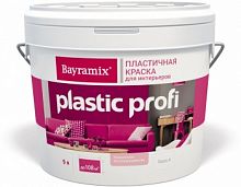Bayramix Plastic profi / влагостойкая краска на акриловой основе для интерьеров