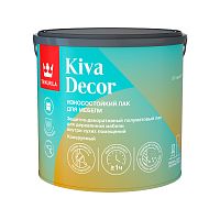 TIKKIVALA Kiva decor лак для мебели износостойкий полуматовый