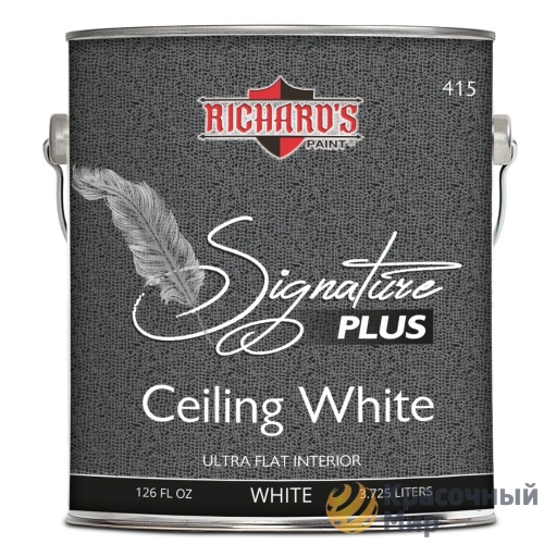 Richard's Paint Signature Ceiling Flat White 417