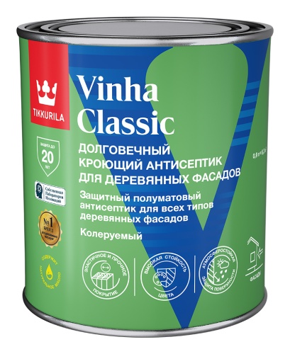 Tikkivala Vinha classic / Тиккурила Винха Классик антисептик кроющий Tikkivala Vinha classic / Тиккурила Винха Классик антисептик кроющий