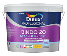 Интерьерная краска для кухни и ванной Dulux Professional Bindo 20 | Дюлакс Биндо 20 полуматовая
