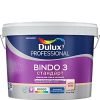 Водно-дисперсионная краска для стен и потолков Dulux Prof Bindo 3 | Дюлакс Биндо 3