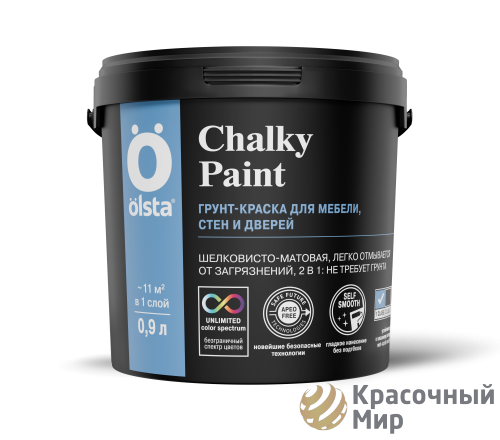 Краска CHALKY PAINT краска для мебели стен и дверей