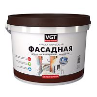 VGT Фасадная белоснежная краска акриловая матовая