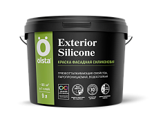 Краска Olsta Exterior silikone силиконовая фасадная краска