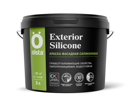 Краска Olsta Exterior silikone силиконовая фасадная краска Краска Olsta Exterior silikone силиконовая фасадная краска
