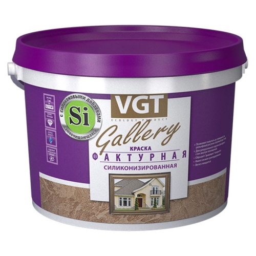 VGT Gallery / ВГТ фактурная краска силиконизированная VGT Gallery / ВГТ фактурная краска силиконизированная