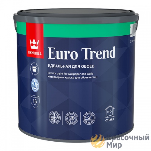 Tikkurila EURO TREND / Тиккурила Евро Тренд краска для обоев и стен