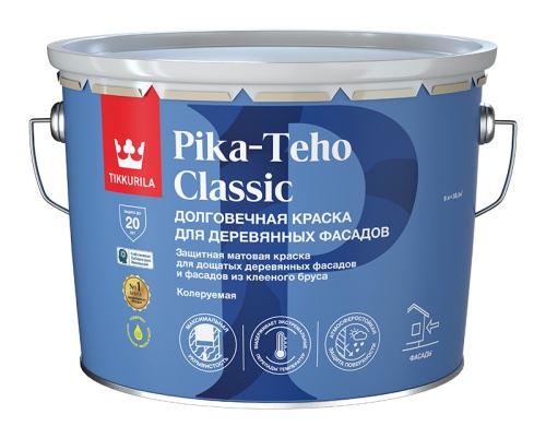 TIKKURILA PIKA TEHO CLASSIC краска акрилатная для деревянных фасадов