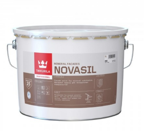 Tikkurila Novasil / Тиккурила Новасил силиконовая фасадная краска Tikkurila Novasil / Тиккурила Новасил силиконовая фасадная краска