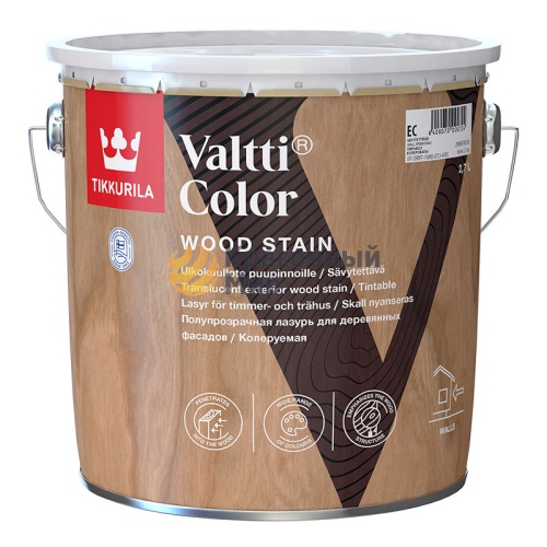 Tikkurila Valtti Color / Тиккурила Валтти Колор лессирующий антисептик для дерева