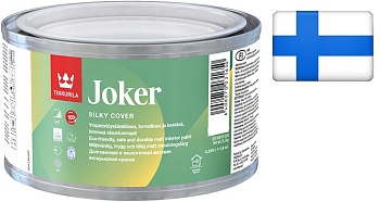 Tikkurila Joker / Тиккурила Джокер матовая, экологичная краска интерьерная 0.225 литра База "А"