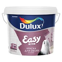 Водно-дисперсионная краска для стен и обоев матовая Dulux Easy| Дюлакс Изи