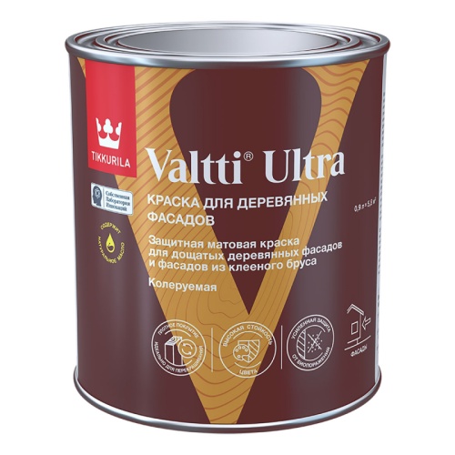 Tikkurila Valtti Ultra краска для деревянных фасадов матовая Tikkurila Valtti Ultra краска для деревянных фасадов матовая