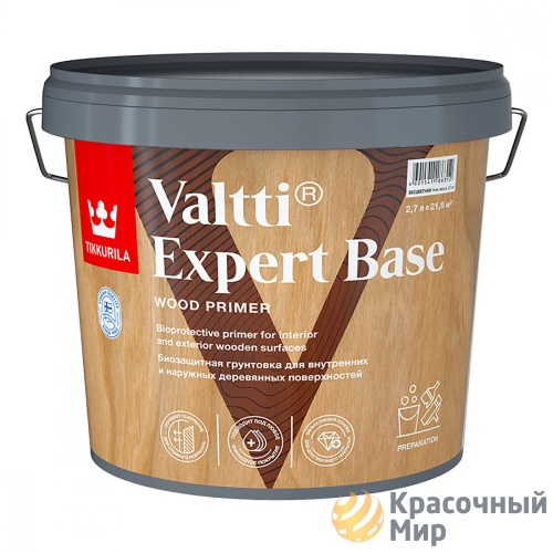 TIKKURILA VALTTI EXPERT BASE грунтовка высокоэффективная, биозащитная