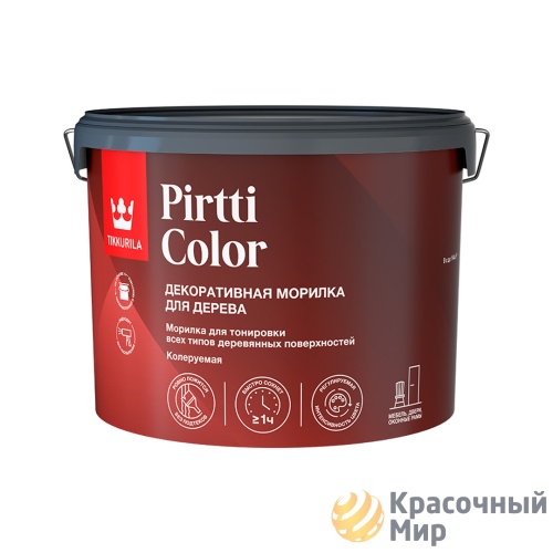 TIKKIVALA Pirtti color морилка декоративная для дерева колеруемая