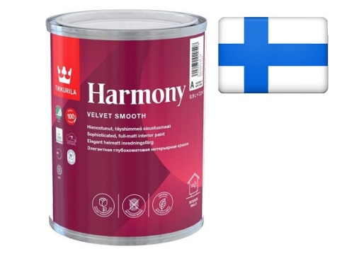 Tikkurila Harmony / Тиккурила Гармония глубокоматовая краска для стен и потолков