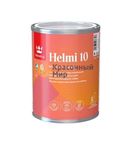 Tikkurila Helmi 10 / Тиккурила Хелми акрилатная краска для мебели