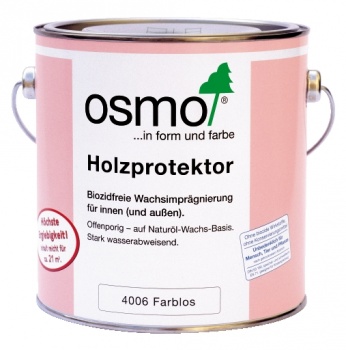 Пропитка Osmo Holzprotektor 4006 для древесины с водоотталкивающим эффектом Пропитка Osmo Holzprotektor 4006 для древесины с водоотталкивающим эффектом