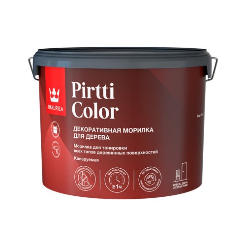 TIKKIVALA Pirtti color морилка декоративная для дерева колеруемая